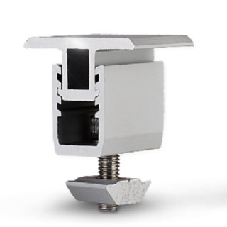 Wholesale Solar Panel Accessories Ground Mounting Structure Mounting Frame Clip Aluminum Clamp Anodized Surface Anti-Corrosion