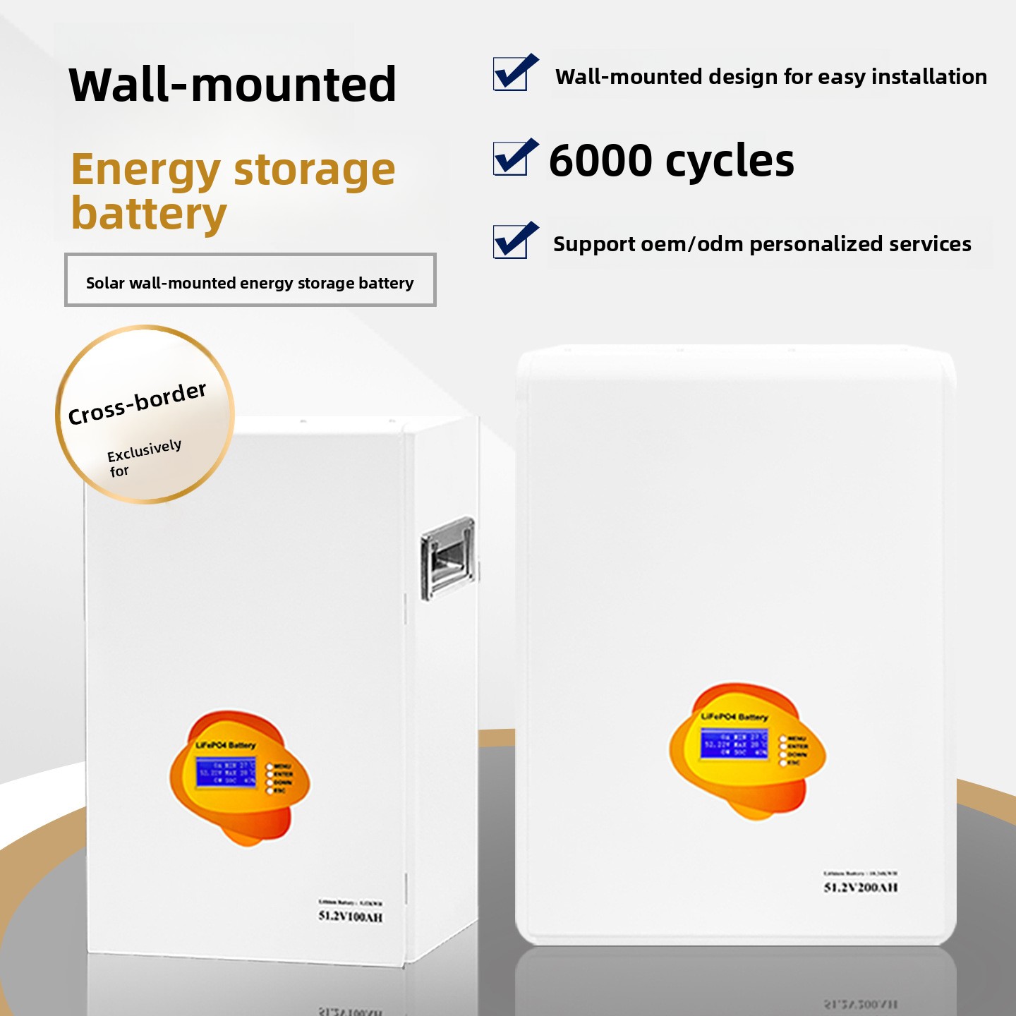 Manufacturer Specializes 5-60 Household Solar Energy Storage Lithium Ion Battery Off-Grid Photovoltaic Small System