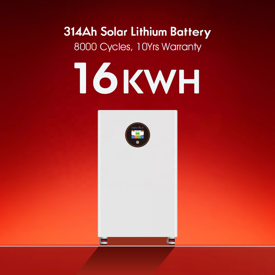 KEVOLT Photovoltaic Home Energy Storage Solar Battery 16kWh Lithium Battery For Solar Energy System