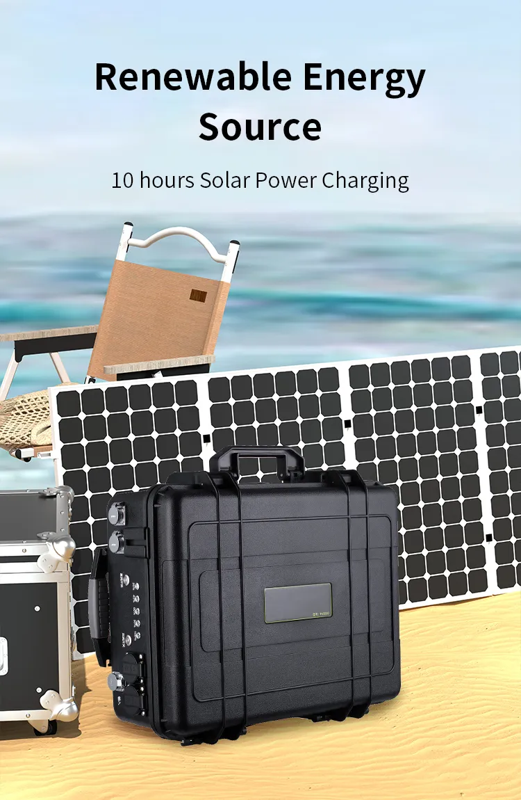 Emergency Charging for Electric Car 5km Driving Portable Solar Generator 6216wh