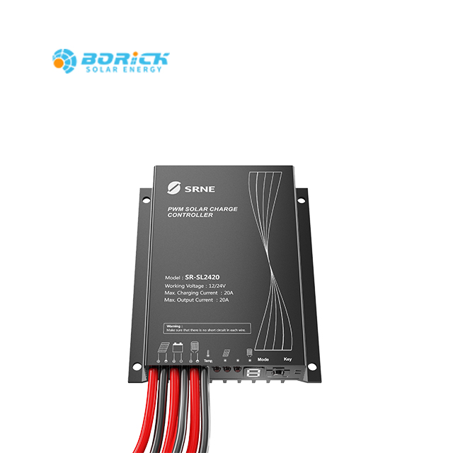 Srne Products 12v 10a/20a Smart Solar Charge Controller For Street Light Sl2420