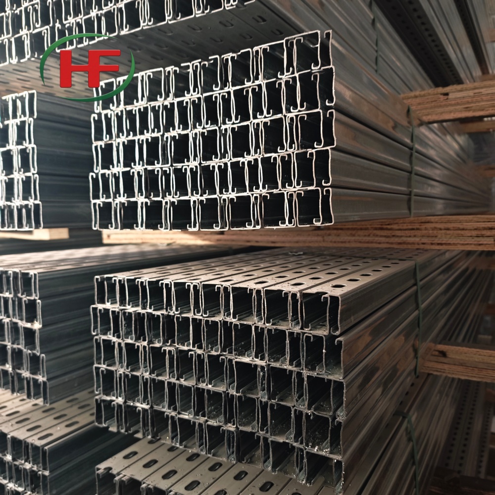 Factory Price Hot Dip Galvanized Photovoltaic Support Unistrut 41*41*2.0mm*10ft C Channel
