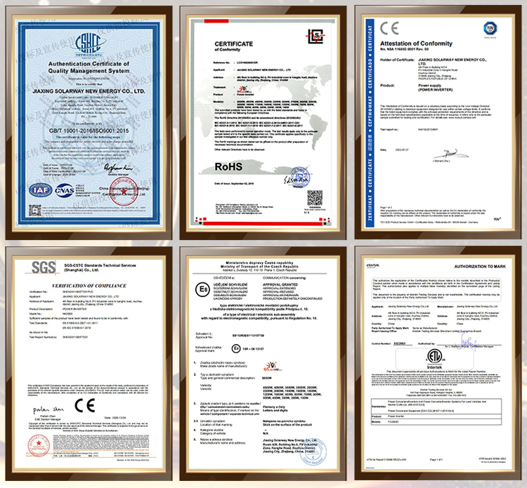 Product Certifications