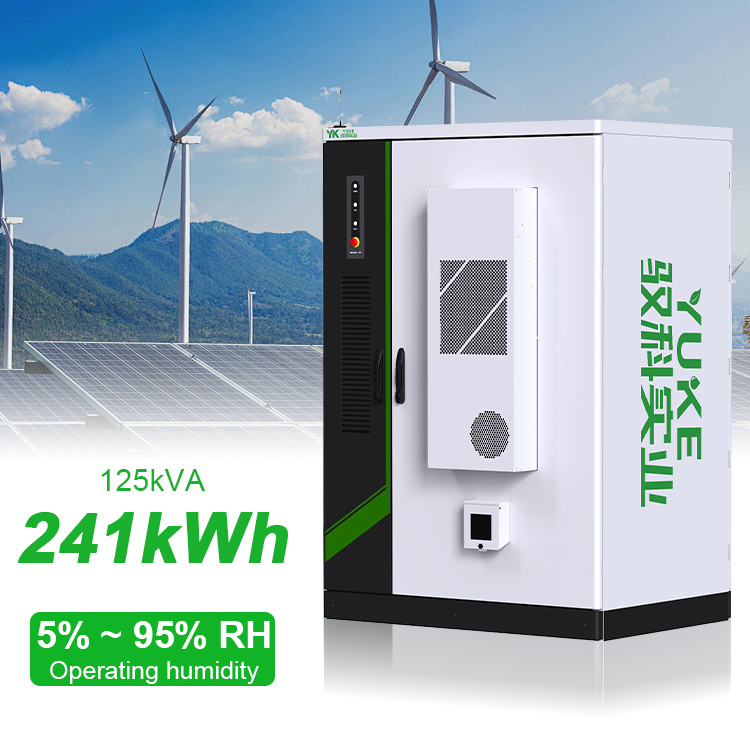 Built-in MPPT 125kW 241kWh All-in-One Off Grid Hybrid BESS Solar Energy Battery Storage System