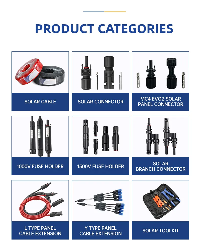 Solar PV Y Branch Connector 1000/1500V IP68 PPO Insulation for PV Cable