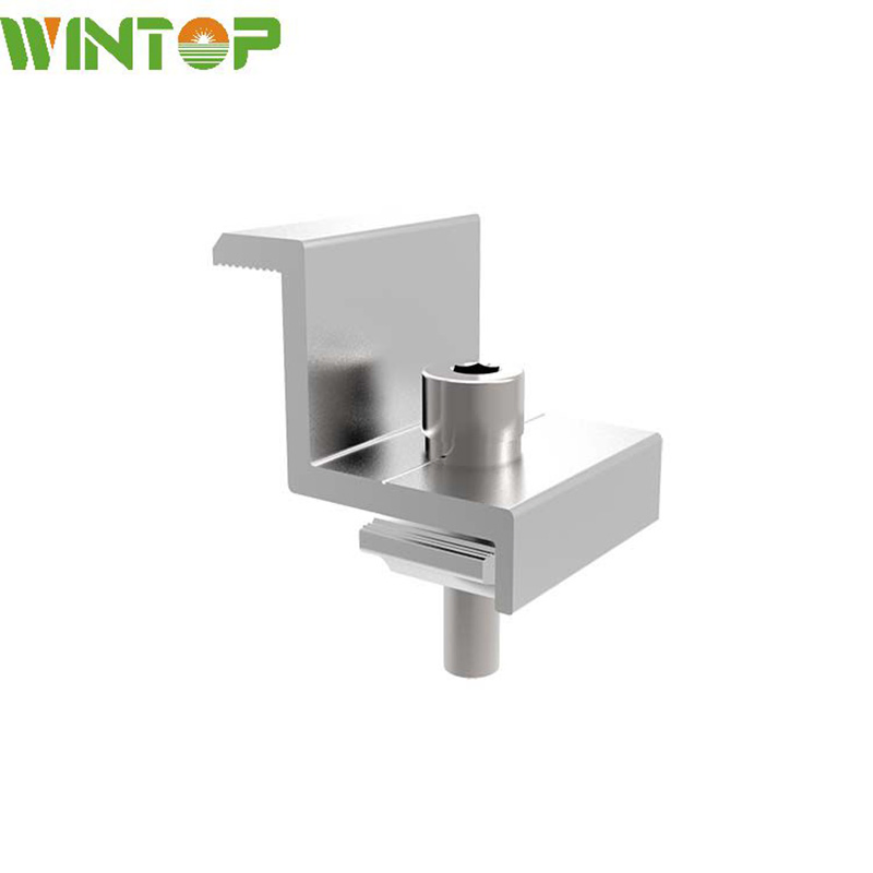 Solar Roof Flat Roof Bracket Foundation Grid Structure Concrete Installation System