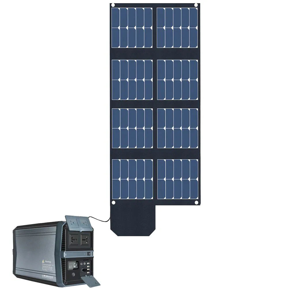Portable Solar Charger 500W 1000W 1500W LiFePO4 Battery Solar Generator 110V 220V AC Outlet for Home Emergency Camping Outdoors