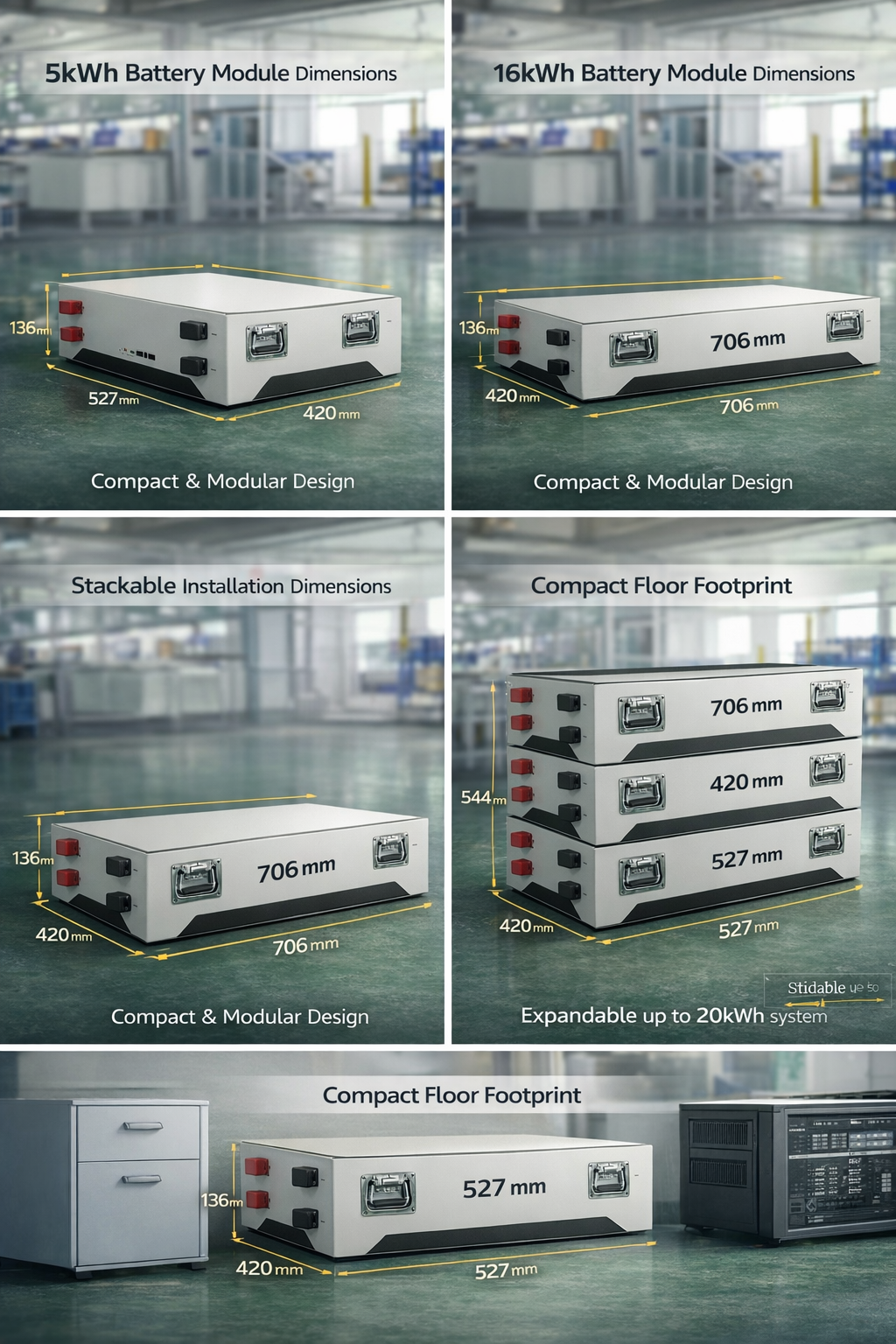 10kW Solar Energy Storage Battery BMS Management Industrial LFP High Voltage 700V off Grid Air Cooling
