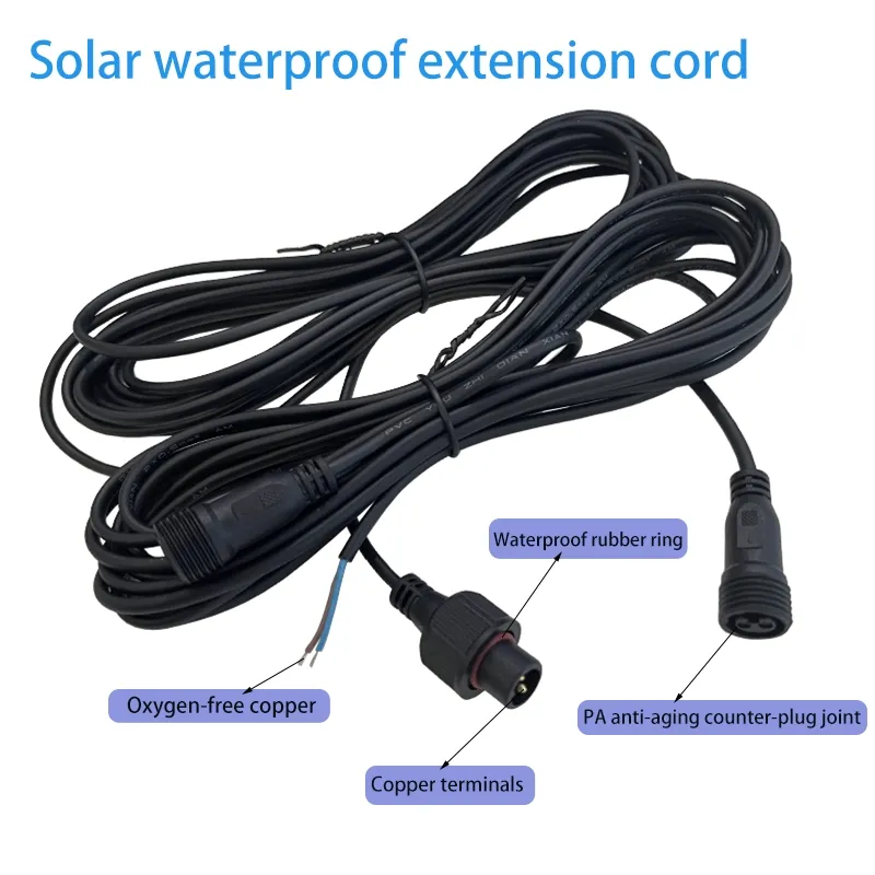 2/3/4 Pin Waterproof Male-Female Pigtail Plugs 2-Core Cable Connectors