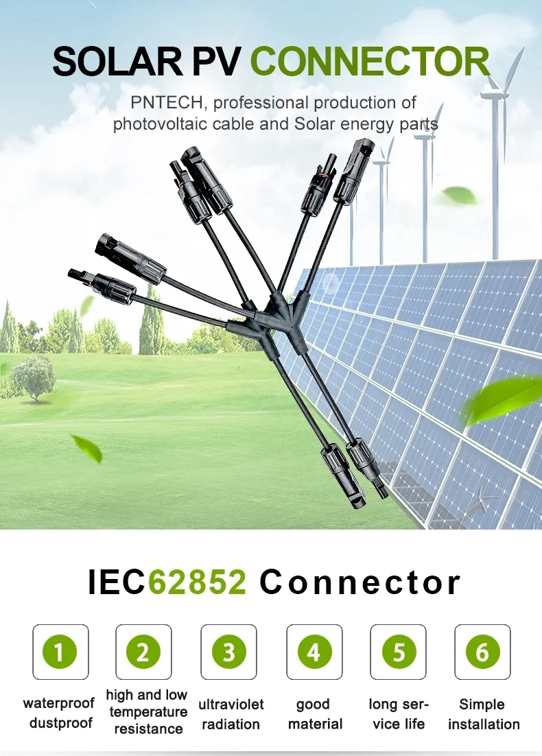 3 in 1 Y/T Branch Waterproof Connector for Solar Panel System Cabler Branch Cable PV-Lty3 Detail 1