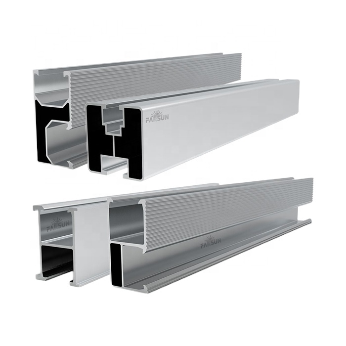 Solar Roof Rail Section Dimensions