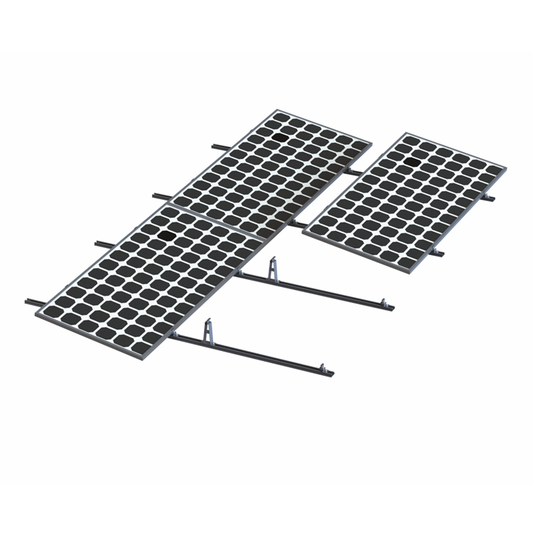 Solar mount structure side view