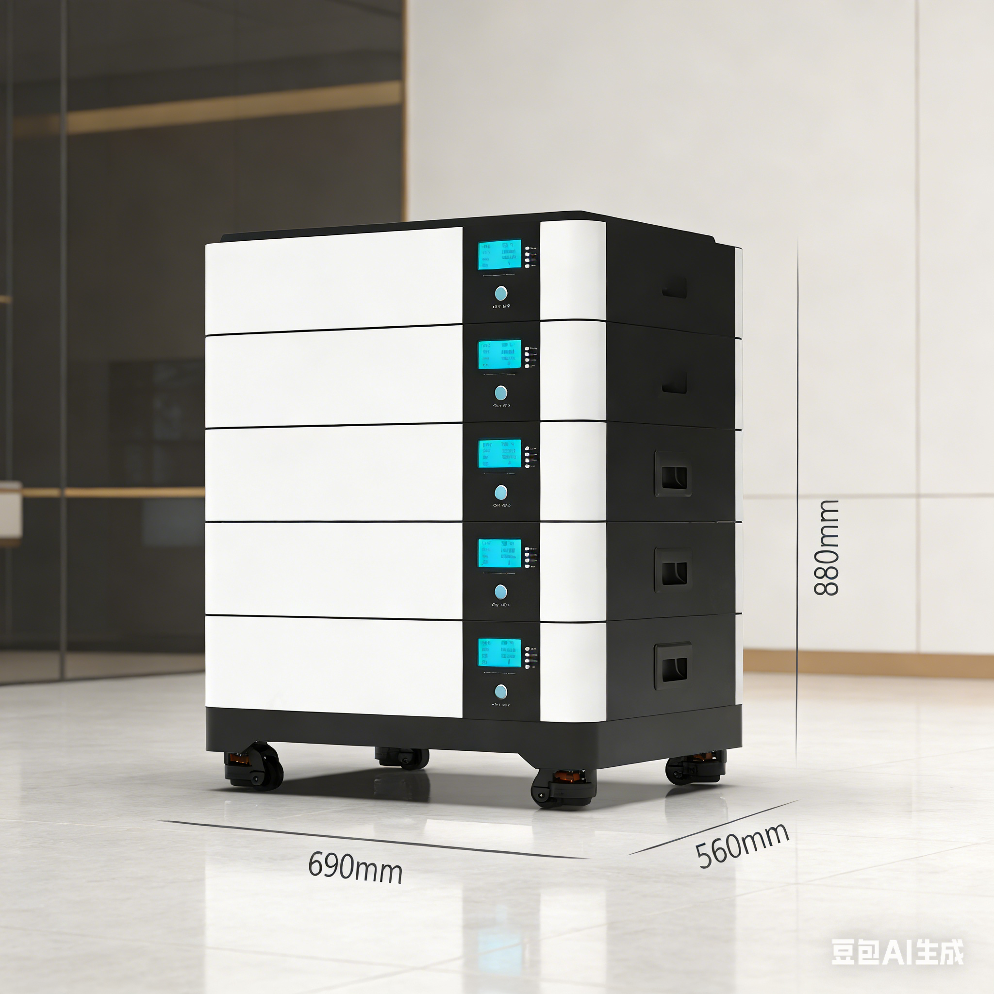 Plug-and-Play All-in-One Hybrid 5kWh Generator Solar Energy Storage System Balcony System for Home Use