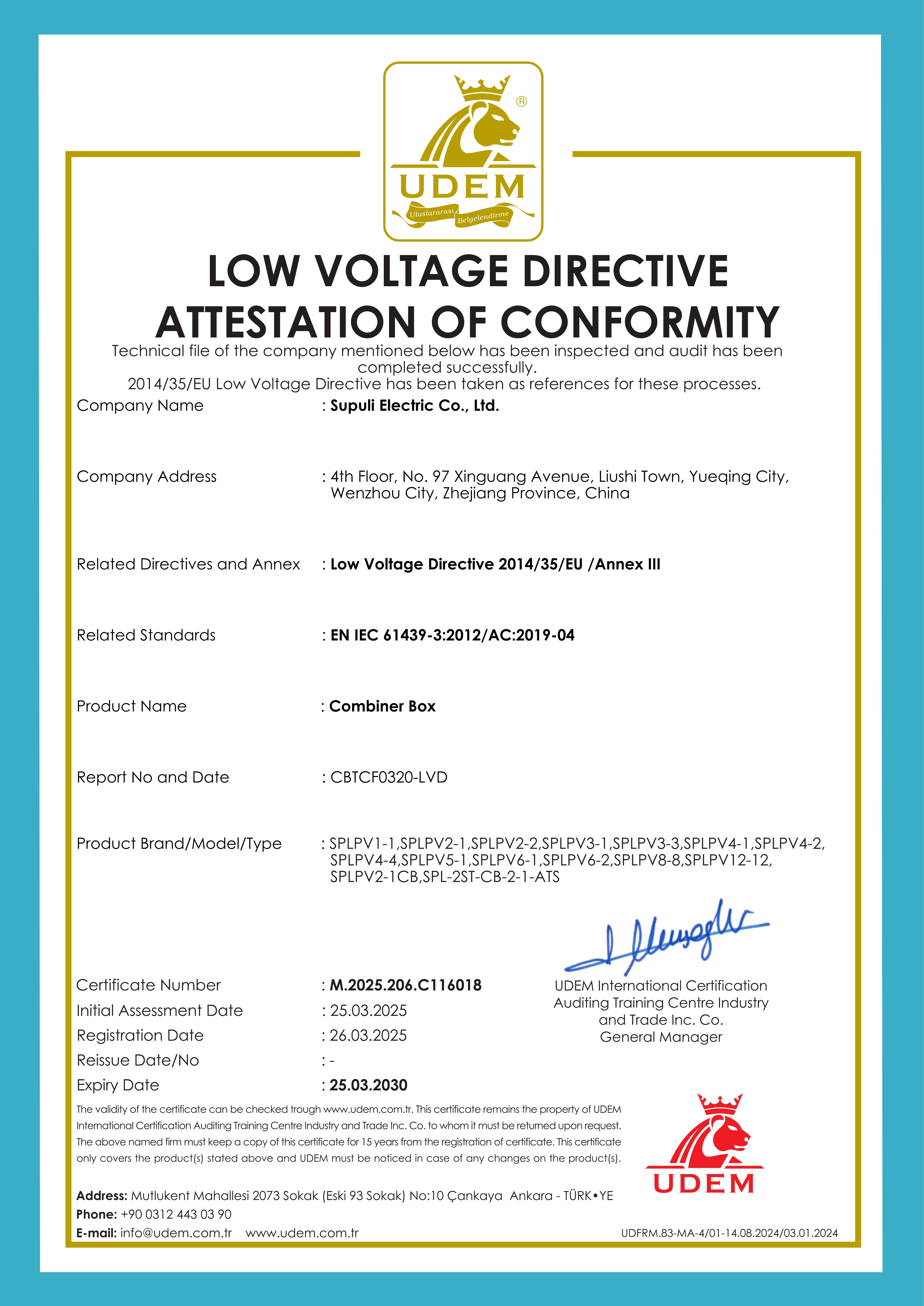Solar PV Array Combiner Box Banner
