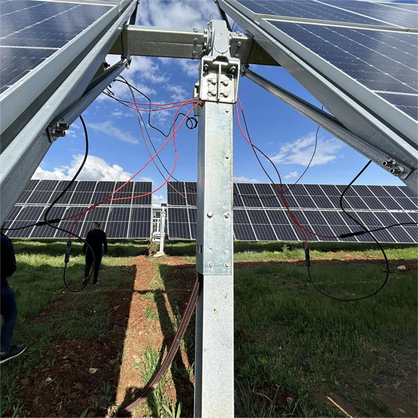 Single Axis One Panel Solar Tracking System PV Solar Tracker Bracket Horizontal Single Axis Intelligent Solar Tracker System