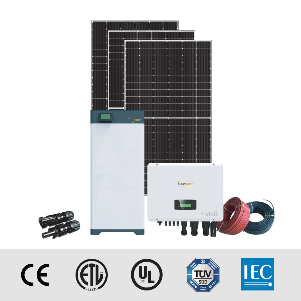 20KW 45KWh Off Grid Solar Power System With LiFePO4 Battery Energy Storage For Villa And Farm Use