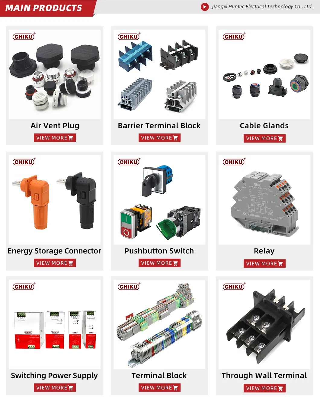 Main Products Catalog