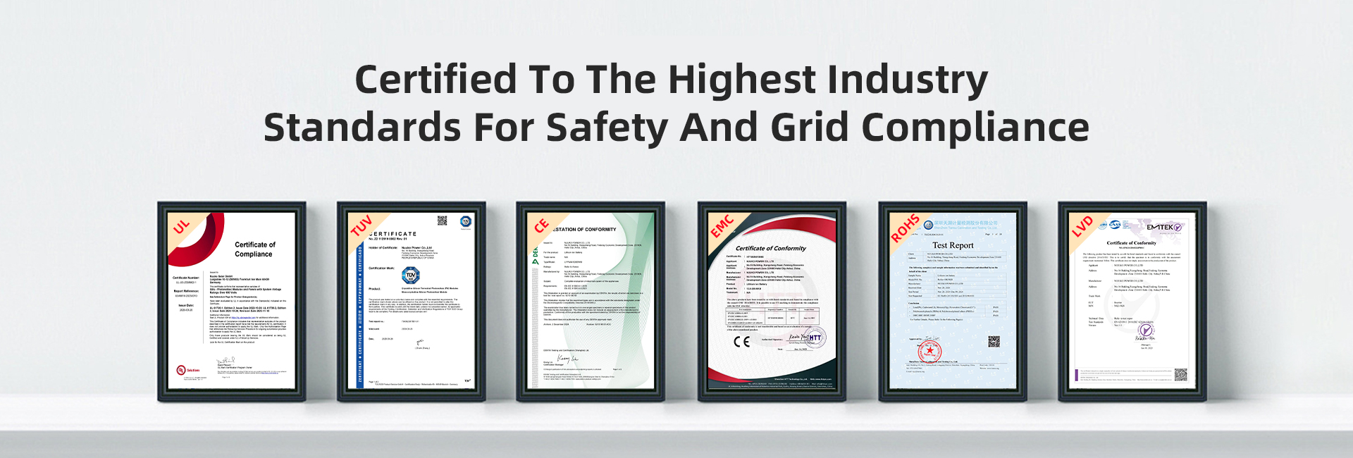 Certifications Showcase