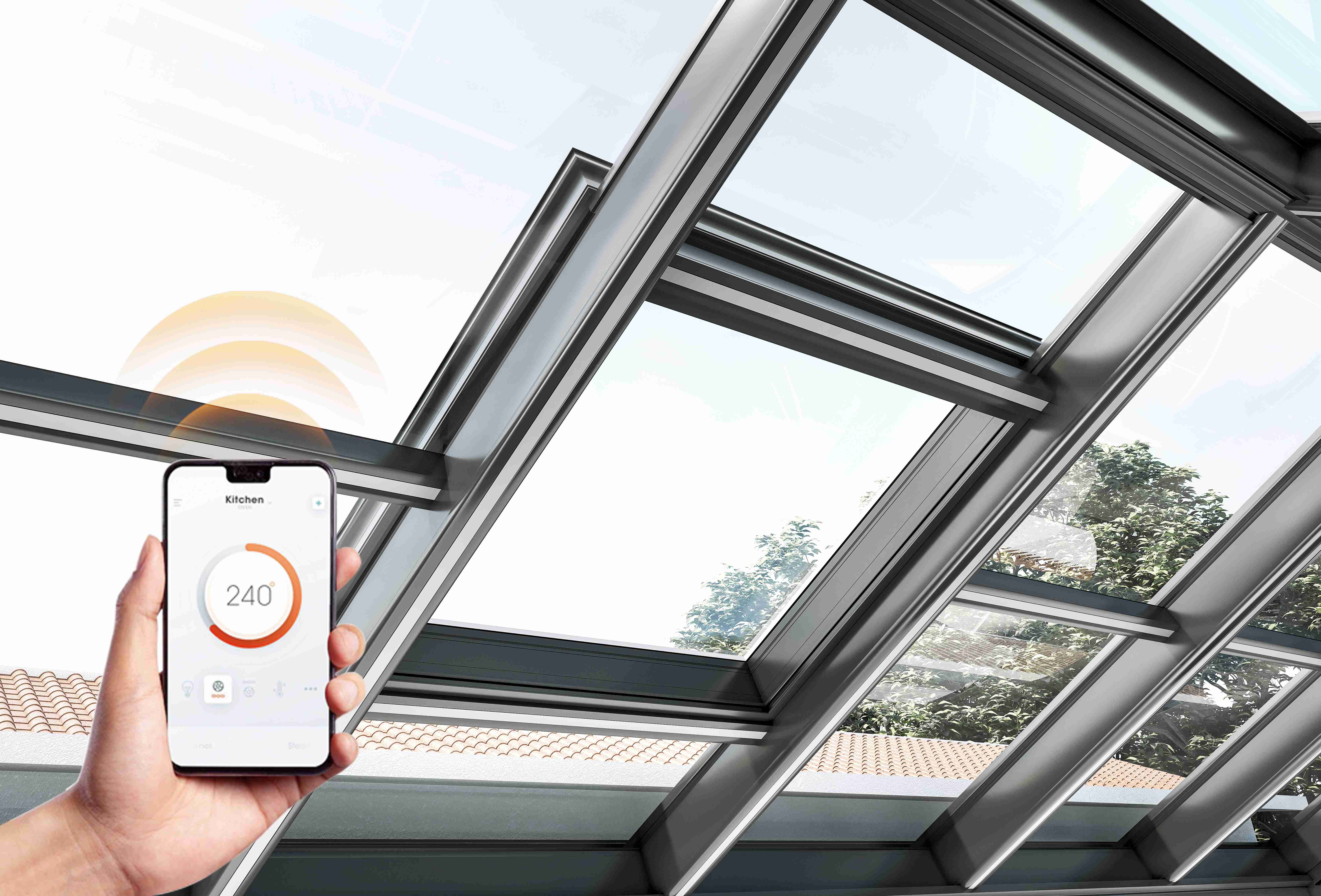 Smartphone-Controlled Skylights