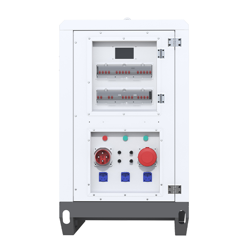 30KWh All-in-One Mobile Solar Battery Storage Station 12KW 3-Phase Inverter Hybrid Battery Storage System Fuel-Saving
