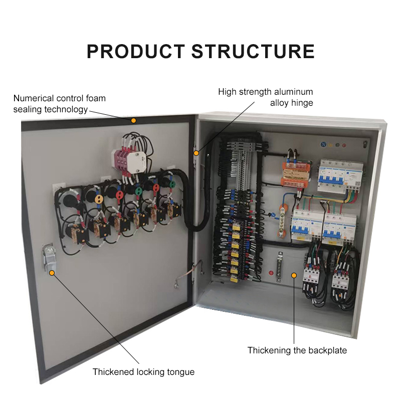 Factory Supply Customized Combiner Box Pv Wall Mounting Power Distribution Cabinet Electric Enclosure Box