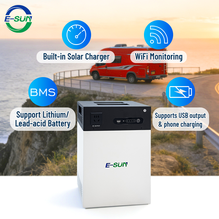 6.4V 1KW All in One ESS 2KWH Solar Storage Battery Built in Hybrid Inverter for Home Power Energy