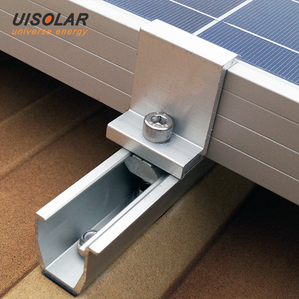 UISOLAR Wholesale Aluminum Solar Mounting Systems Solar Panel Mounting Clamp PV Solar End Clamp