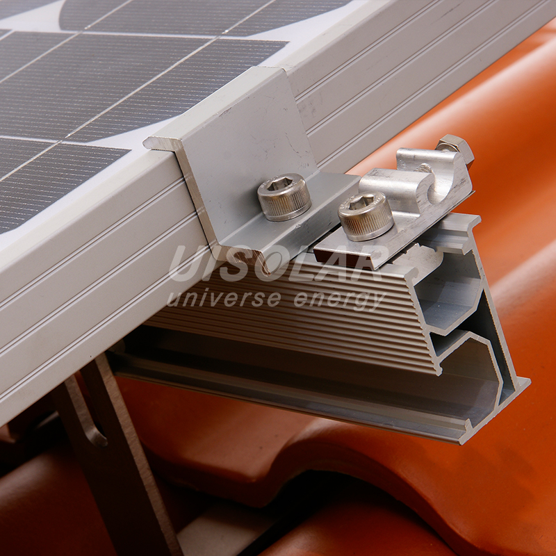 UISOLAR Wholesale Aluminum Solar Mounting Systems Solar Panel Mounting Clamp PV Solar End Clamp