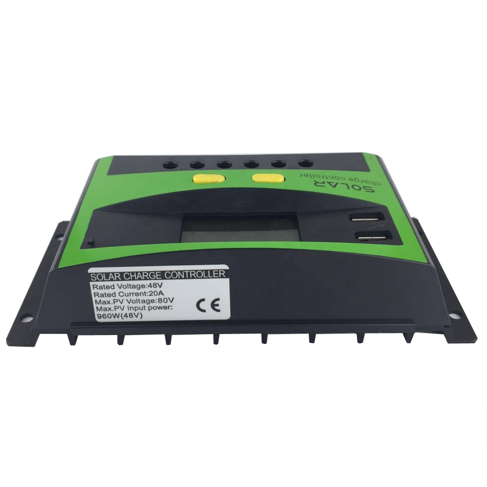 SNSCC-5 12v 24v 48v 20a 30a 40a 50a 60a LCD Display Intelligent PWM Solar Charger Controller