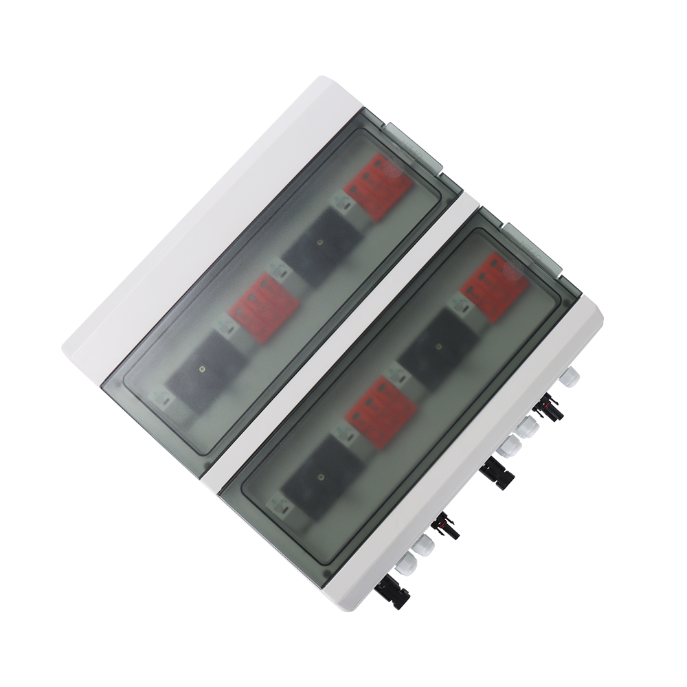 WSDB-PV4/4 1000V 4 in 4 Out 4 String 32A Photovoltaic Array Solar PV Combiner Box for off Grid Solar Panel Energy System