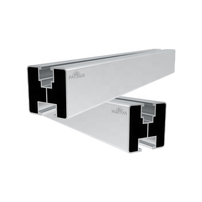 FarSun Solar PV Rail Mounting Aluminum Profile Solar Structure Rail
