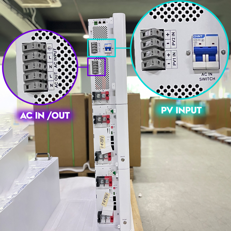All in One Solar Inverter Battery 6kw 8kw With 10kwh 15kwh Lithium Battery