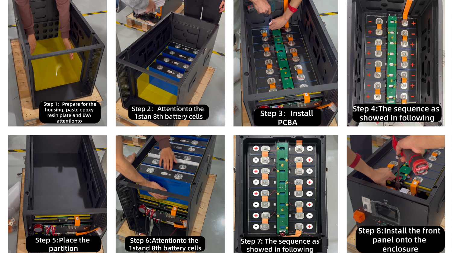 MB56 DIY Box Kit 51.2V 16S 628Ah LiFePO4 Battery JK BMS Stackable All-In-One Solar Storage CAN IP66 30-40KW Flexible Busbar LCD