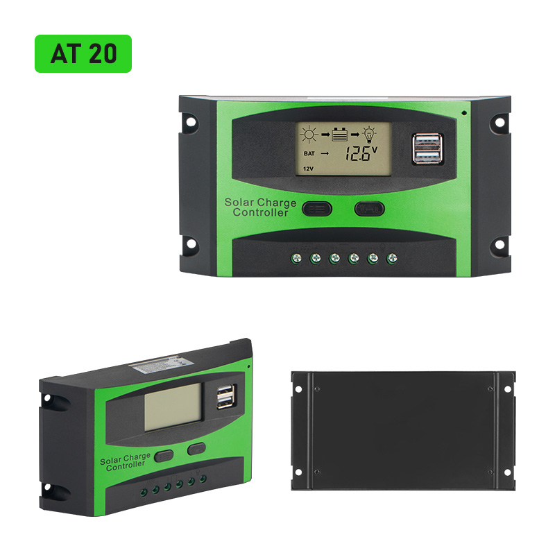 10A/20A/30A Manufacturer Low Price Powmr Solar Charge Controller 12v 24v PWM Solar Charge Controller