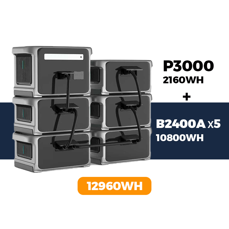 Sorein 3000W Power Station Solar Portable Generator with 3000W Inverter