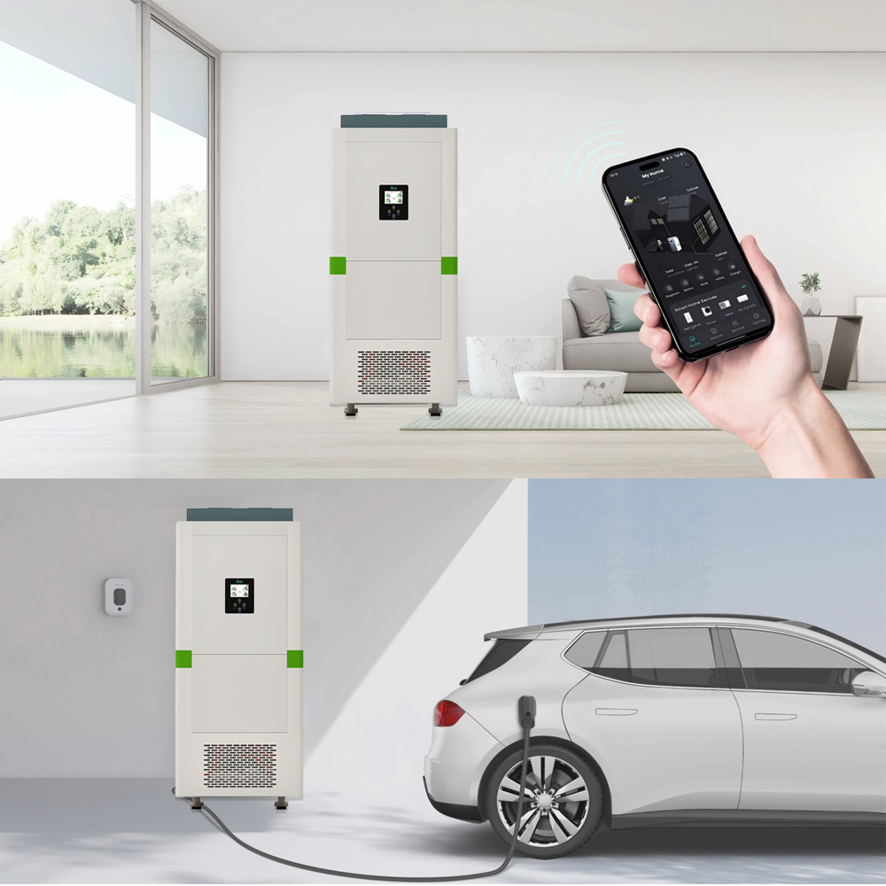 Japower 57kwh 60kwh All in One Complete Kit Hybrid Home Solar Energy System Battery and Inverter 10kw 16kw with Solar Panel