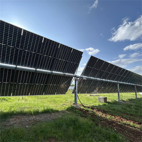 Single Axis One Panel Solar Tracking System PV Solar Tracker Bracket Horizontal Single Axis Intelligent Solar Tracker System