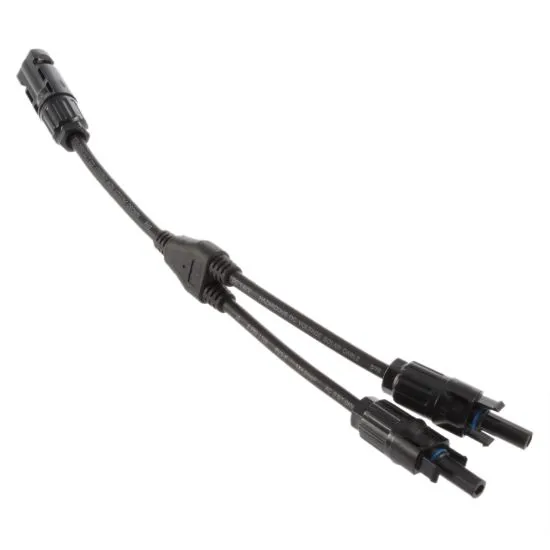 Waterproof IP67 Mc4 Y Branch Connector 1 to 2 Parallel Connection Solar Panel Cable Connectors for PV System Installation TUV Certified