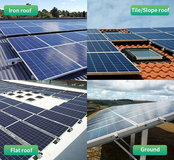 Solar Panel Mounting Rack Support System