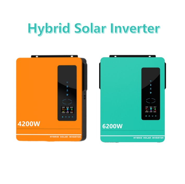 Hybrid Solar Inverter 4.2KW &amp; 6.2KW Low Frequency 48v 220v Built-in 120A MPPT Off-Grid for Home Three Phase Output