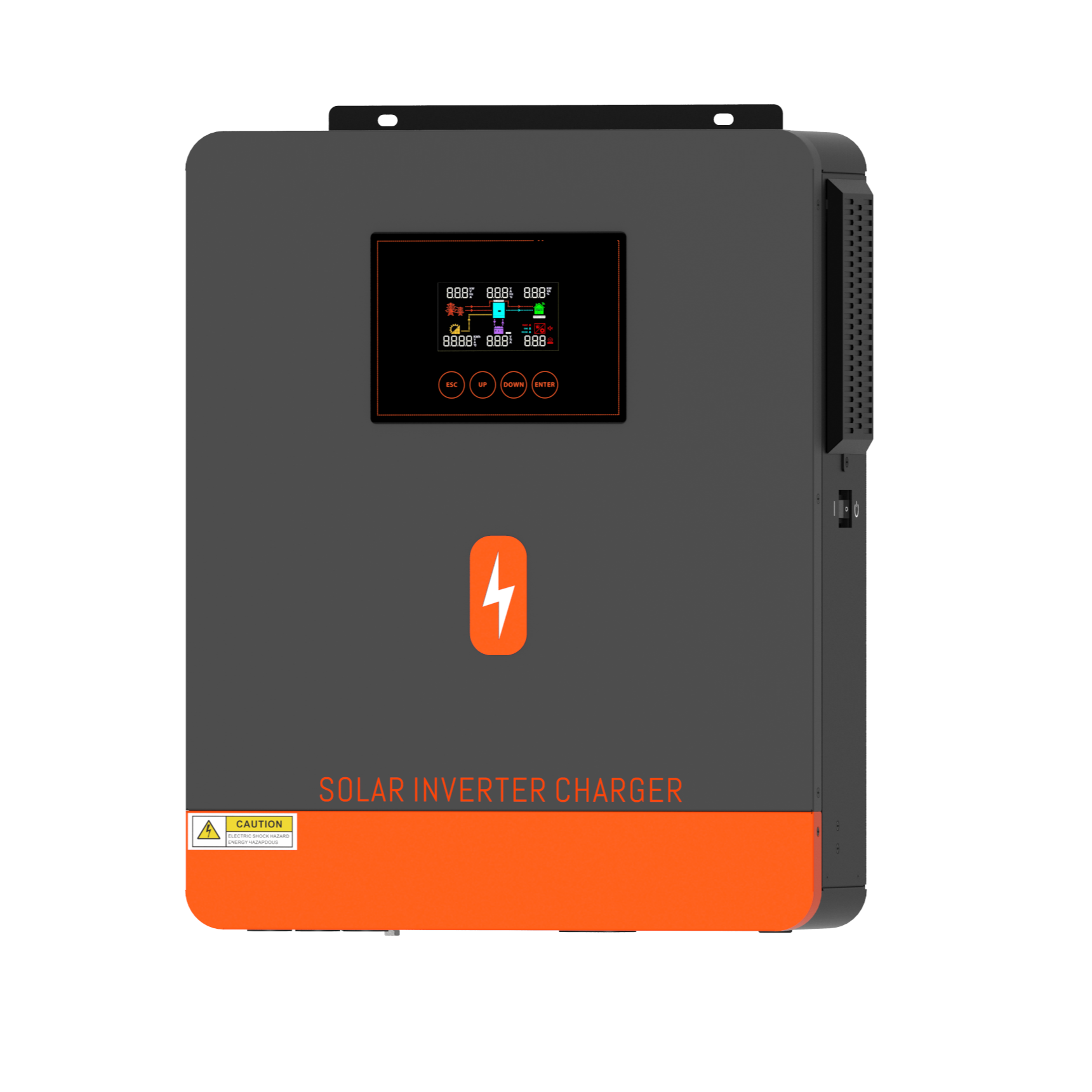 PowMr Low Price 24V 48V Single Phase Frequency Inverter Solar Inverter 4.2KW 6.2KW Hybrid Inverter for Home
