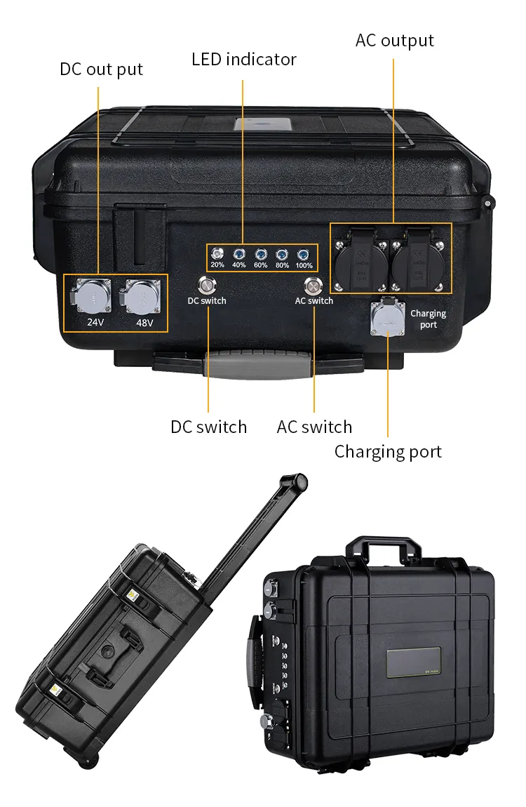 Emergency Charging for Electric Car 5km Driving Portable Solar Generator 6216wh