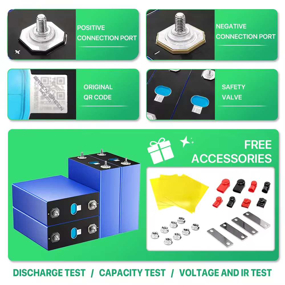 Grade A Lifepo4 3.2V 20A 32Ah 100AH 105AH Hithium 150AH 202Ah 320Ah Lfp 117Ah Catl Calb Rept 304ah 314Ah Lithium Battery Cells