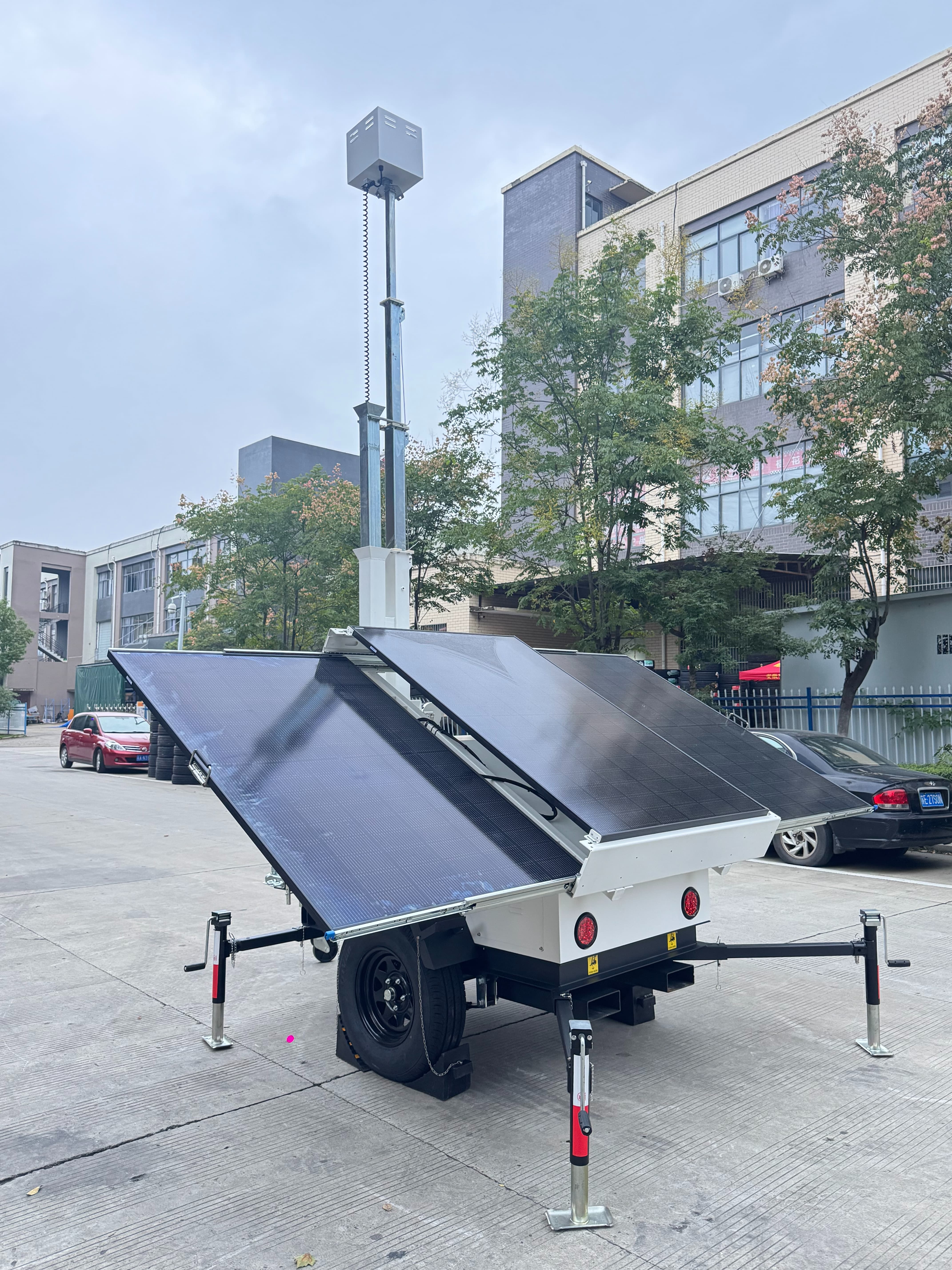 Solar Camera Trailer Tower