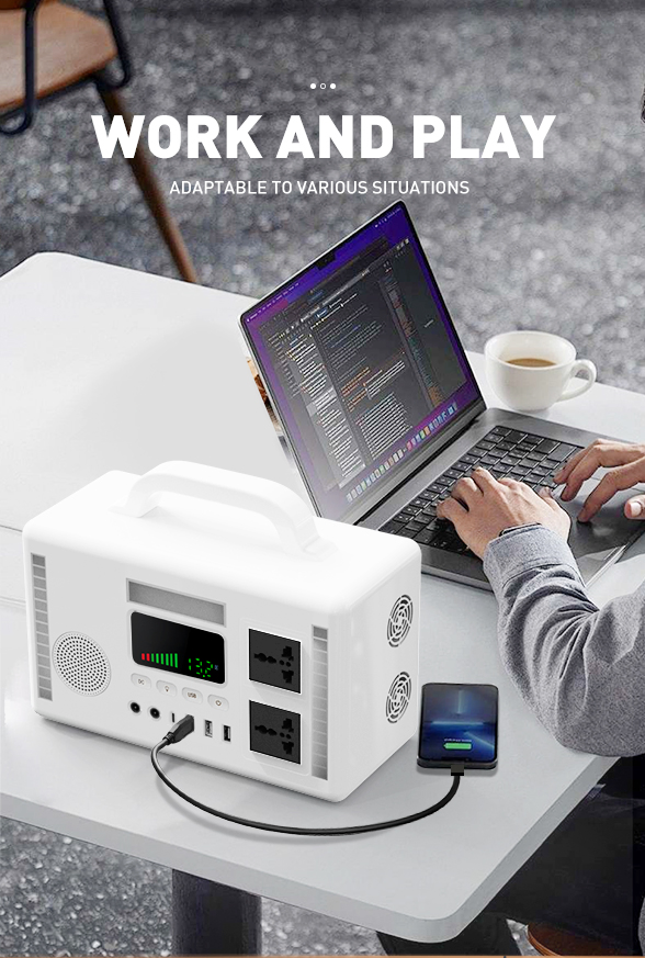 Best Sale 300W Portable Solar Home Energy System AC DC USB Output Solar Electric Generator