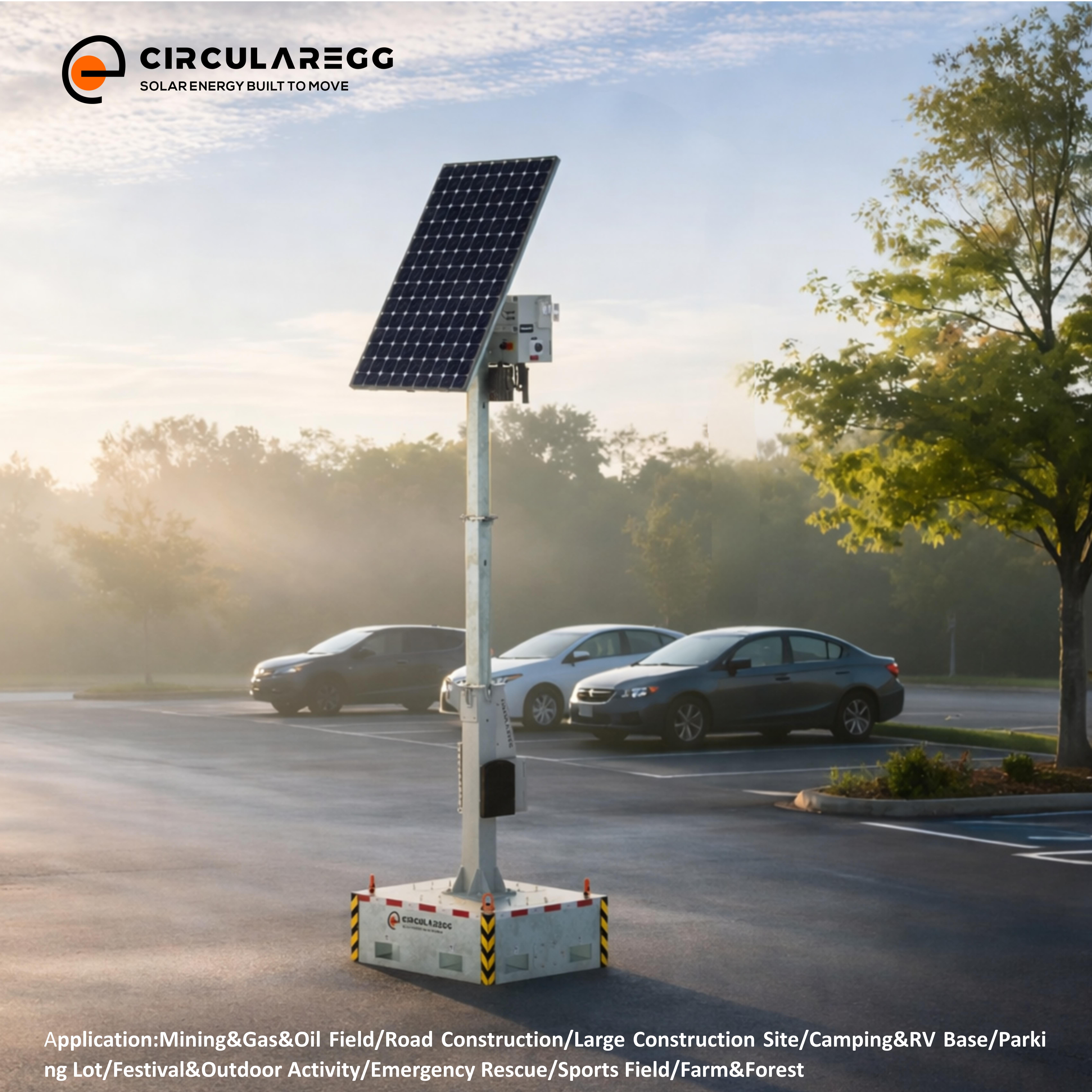 Limited Units Available Solar Energy System Off-grid Solar Portable Light Tower