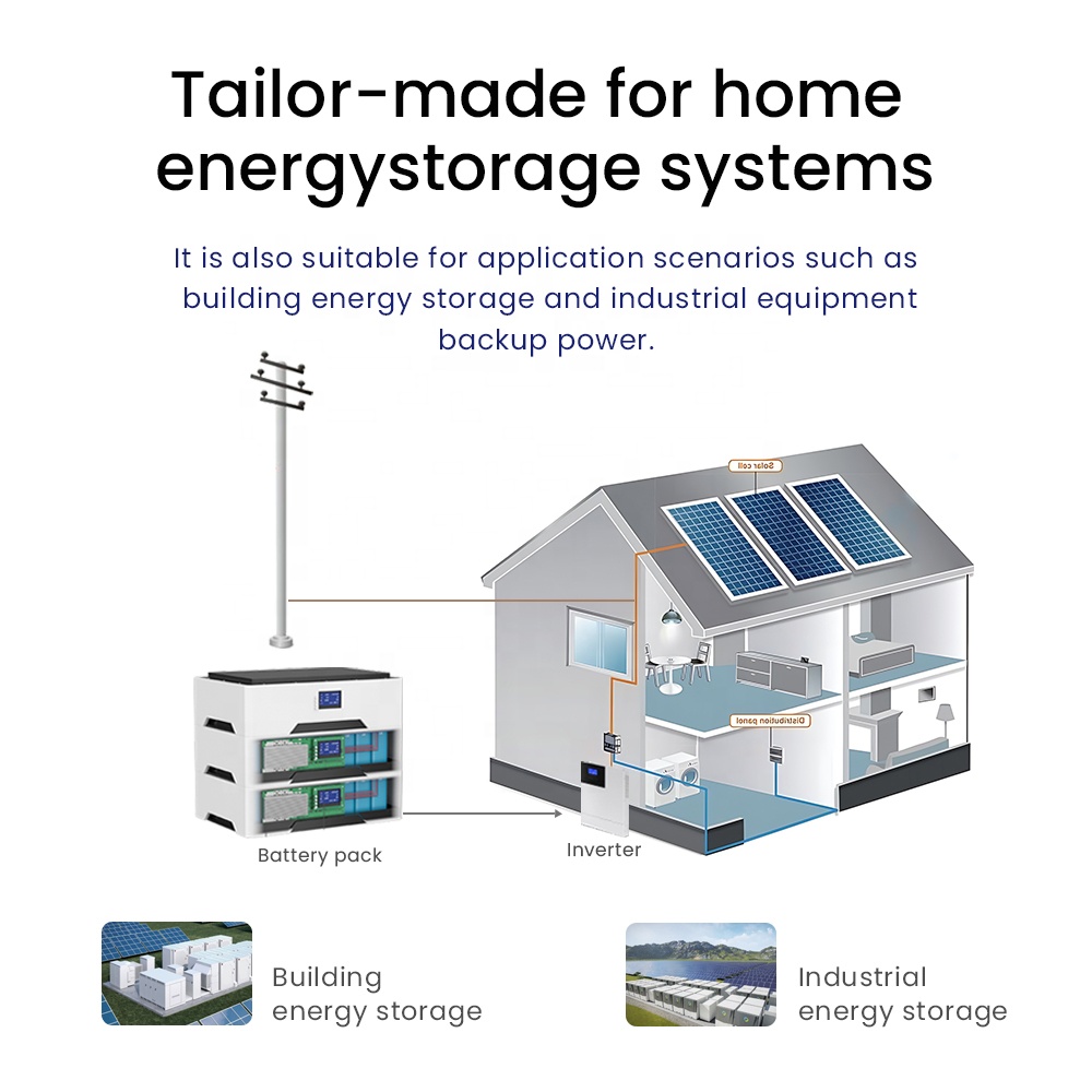 Smart BMS with BT 16S 51.2V 100A 200A Lithium Lifepo4 Battery BMS For RS485 balance parallel inverter solar home energy system