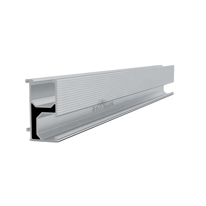 FarSun Roof Rail Solar Mounting Structure Rail Solar Aluminum