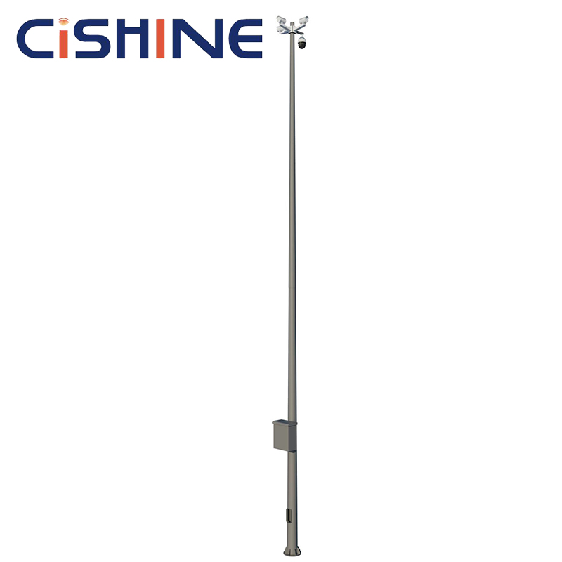 10m 14m 15m 5m 6m 8m 4Meter Manufacturer Outdoor Solar Cctv Mount Bracket Drawings Pole Camera Post Mounting Bracket With Panel
