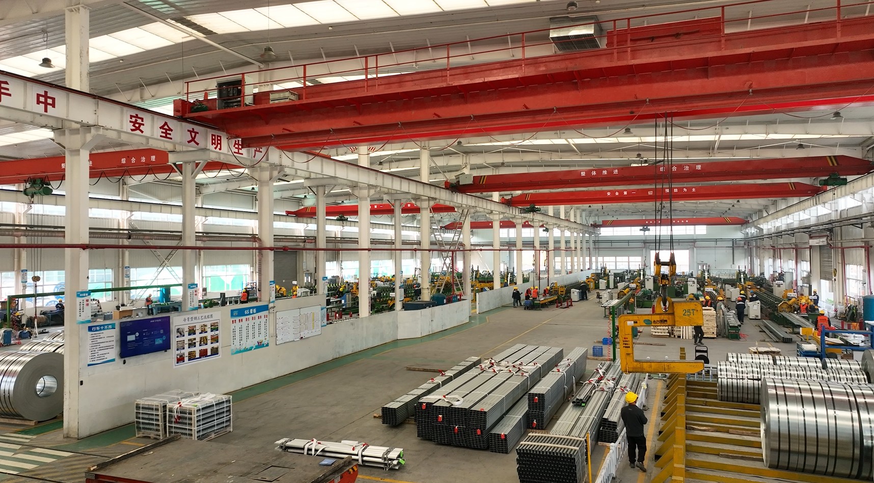 Steel structures stock